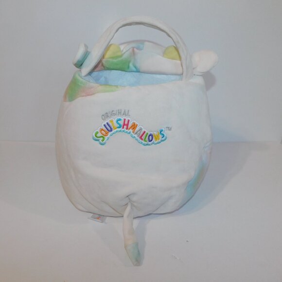 2023 Squishmallows Original 12" Candess Cow Easter Basket Plush Treat Pail - Picture 3 of 7